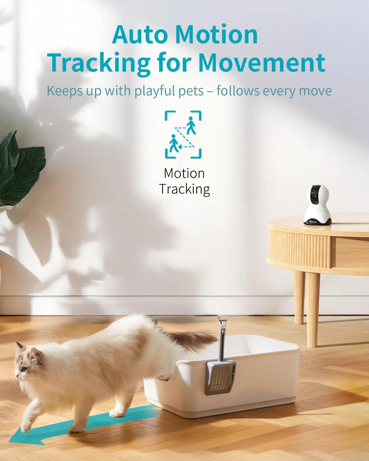 2.5K Pet Camera 5G&2.4G Wifi Dog/Cat/Nanny Cam & Baby Monitor, 360° Indoor Camera for Home Security with Phone App & Speaker, Motion Tracking, Free AI Detection, Night Vision, Sd/Cloud Storage