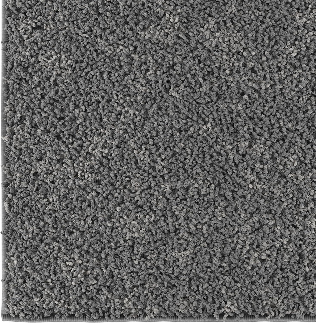 2' X 6' Shaggy Runner Rug - Plush & Cozy Non-Slip Carpet for Bedroom, Living Room, Bathroom & Entryway - Durable & High-Traffic Friendly for Hallways & Dorms, Gray